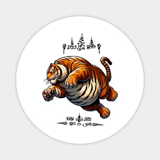 Thai Tattoo Parody "Sak Yant Tiger" Magnet